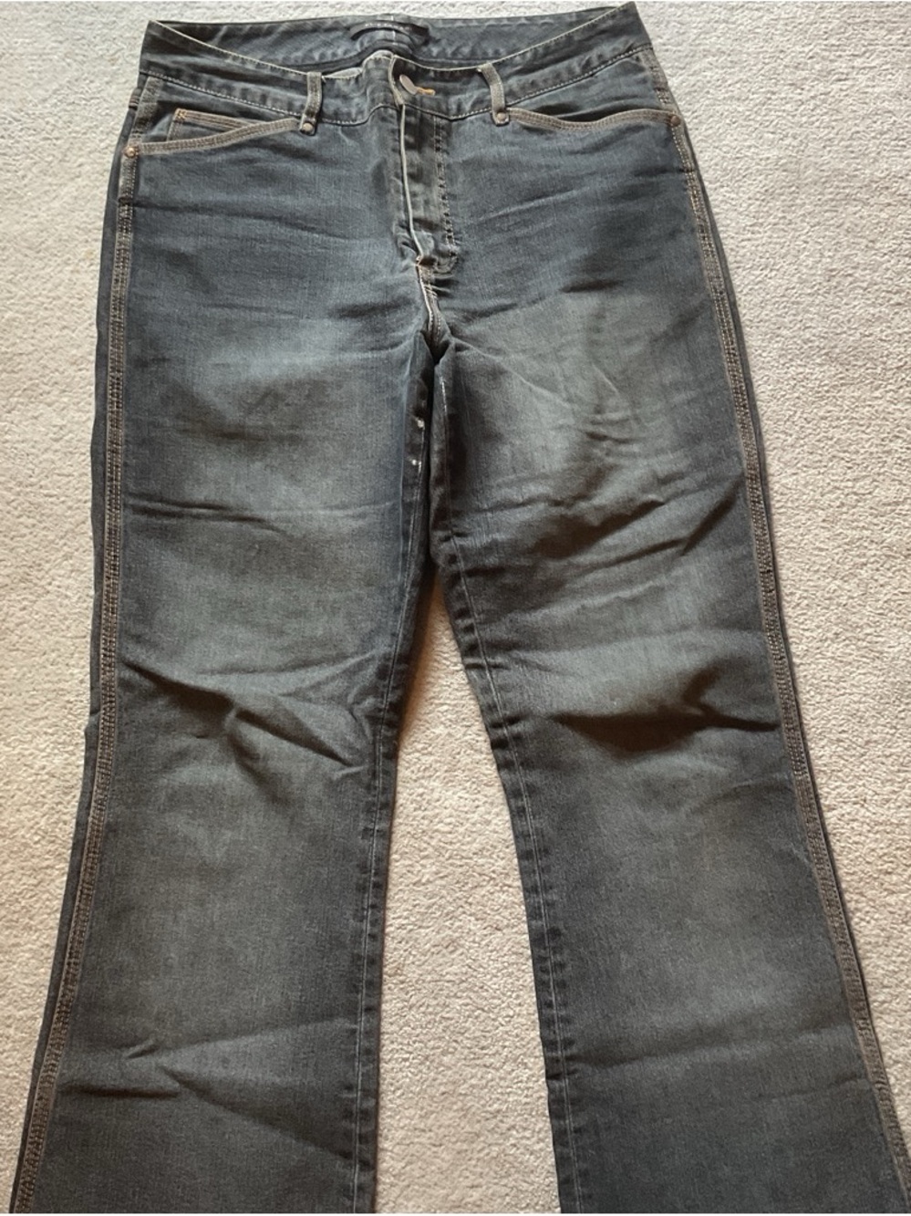 Elie Tahari Women's Gray Flare Jeans